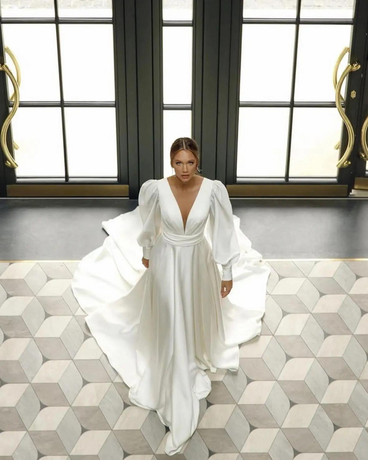robe trapèze mariage