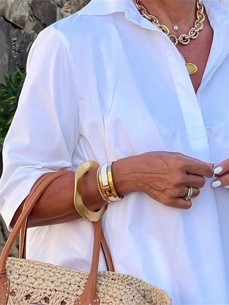 Robe chemise trapèze