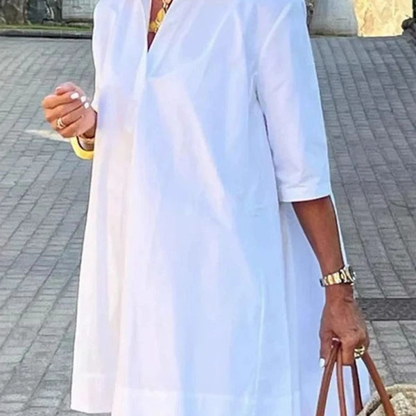 Robe chemise trapèze