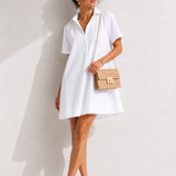 Robe chemise trapèze