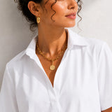 Robe chemise trapèze
