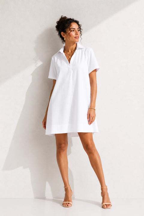 Robe chemise trapèze