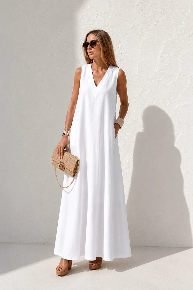 Robe Coton Trapèze Femme