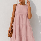 Robe Forme Trapèze Mi Longue