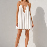 Robe Satin Trapèze