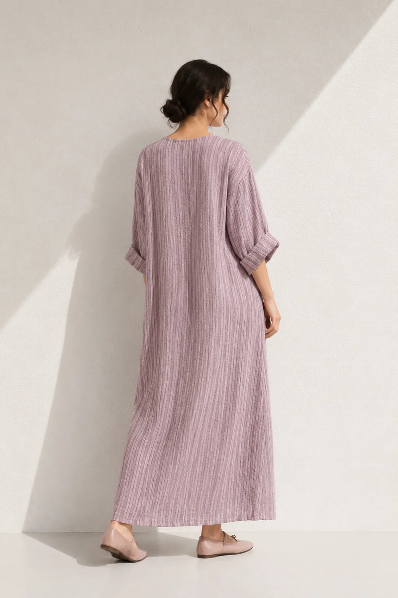 Robe trapèze en lin