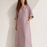 Robe trapèze en lin