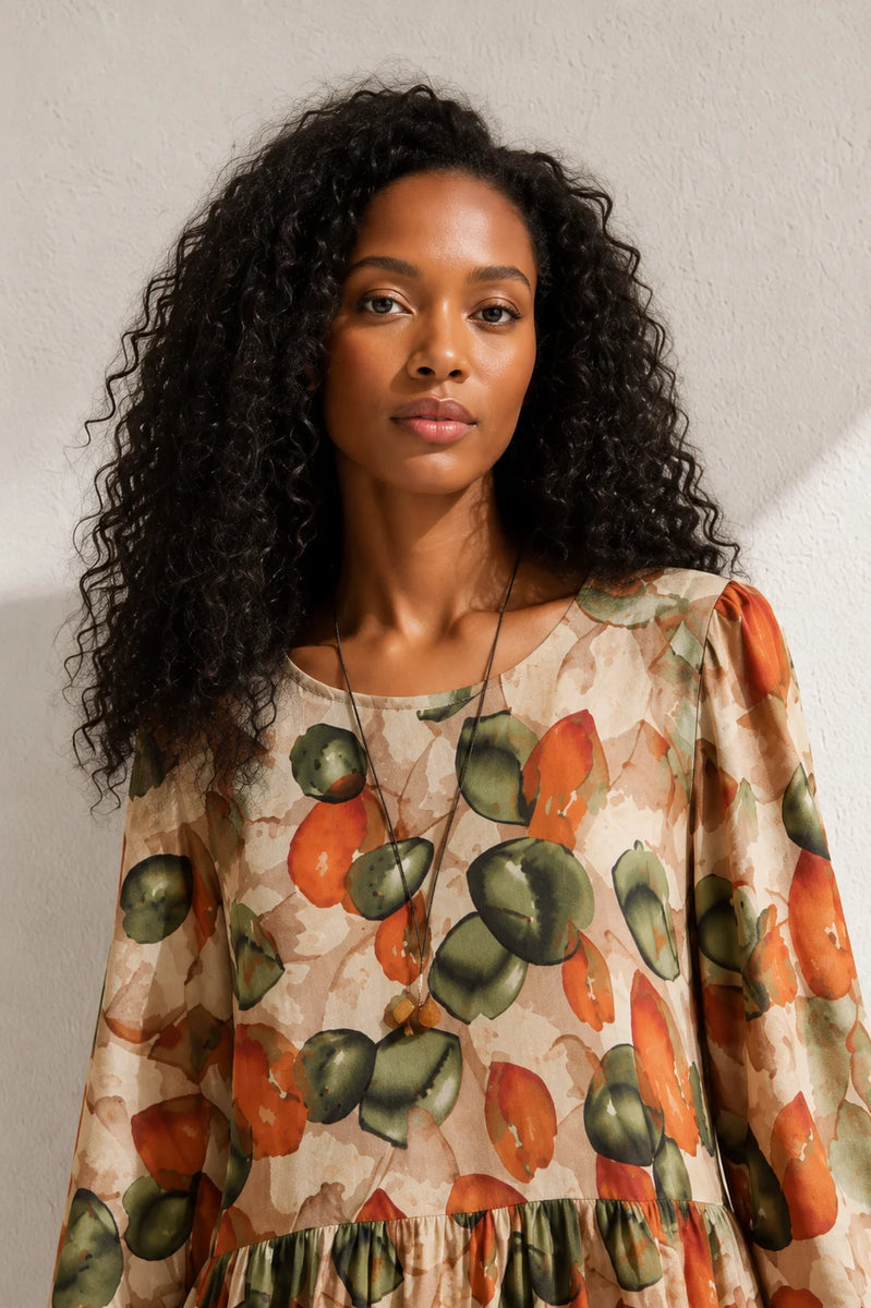 Robe trapèze coton