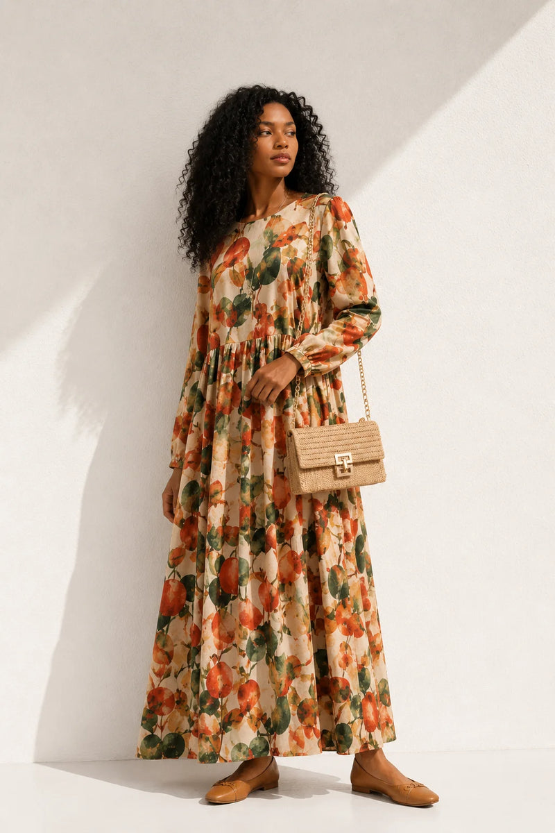 Robe trapèze coton