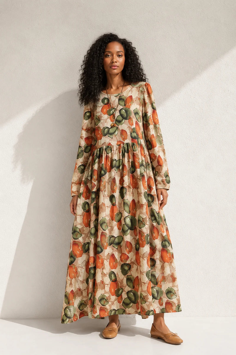 Robe trapèze coton