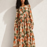 Robe trapèze coton