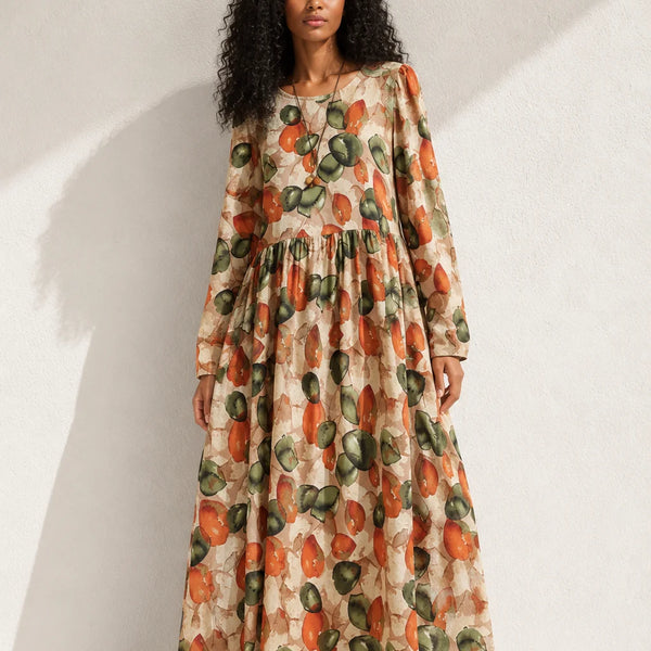 Robe trapèze coton