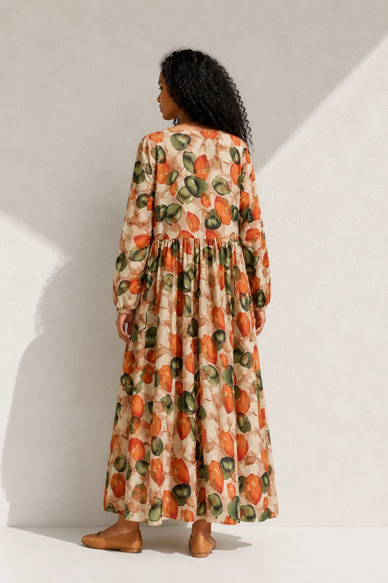 Robe trapèze coton