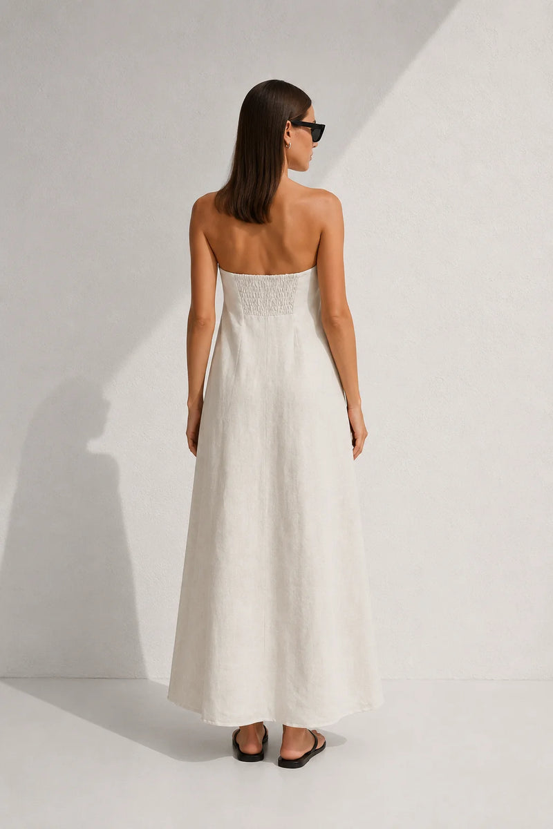 Robe trapèze dos nu