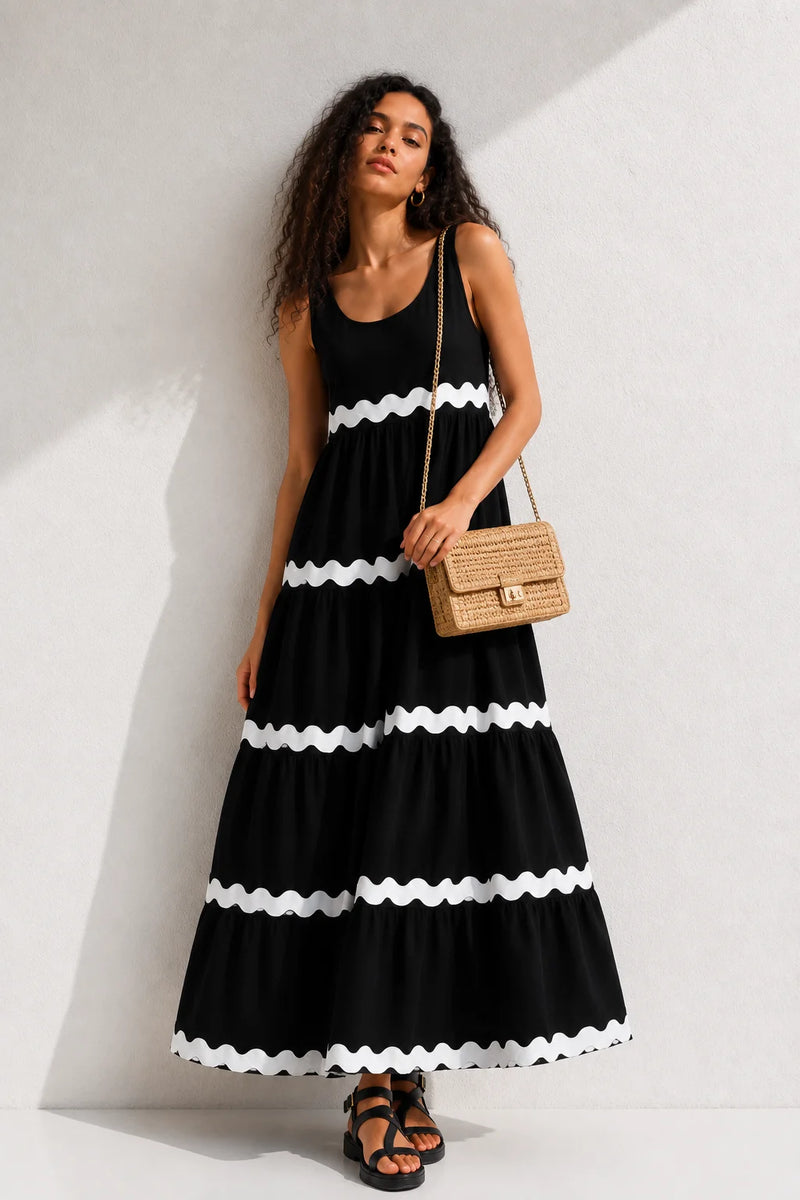 Robe trapèze femme élégante