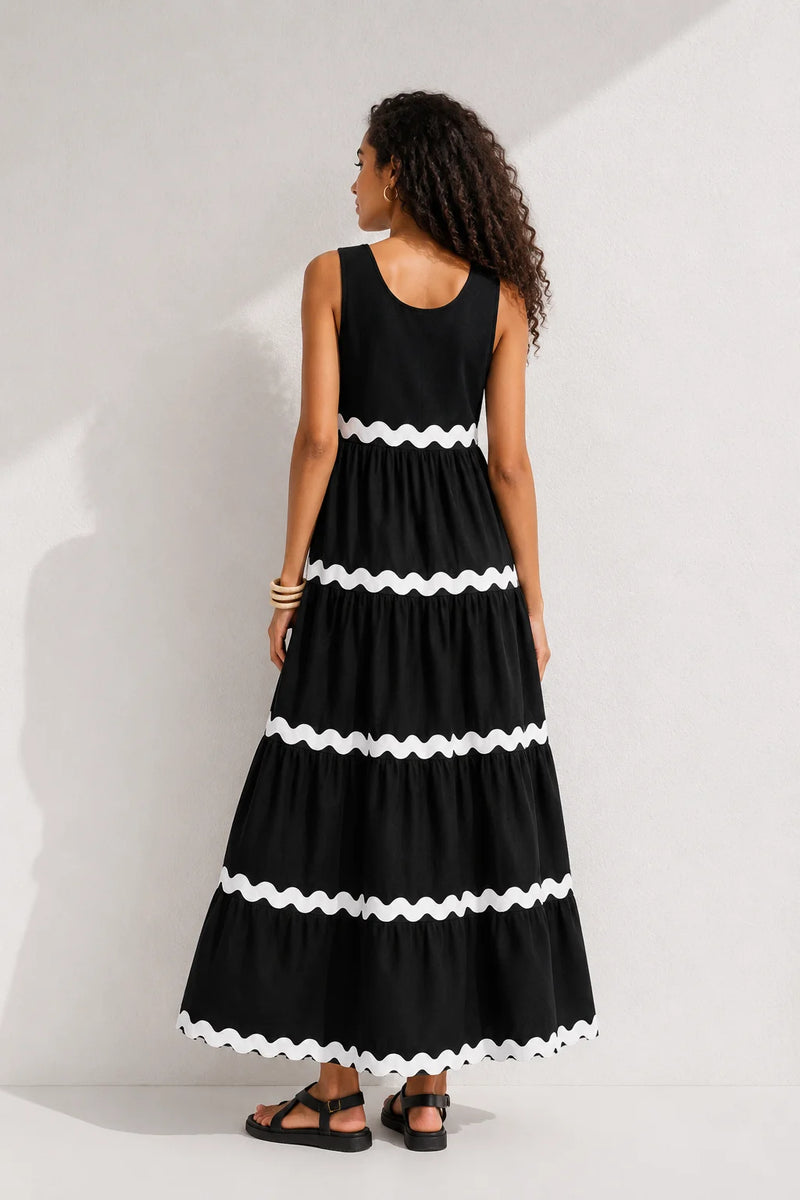 Robe trapèze femme élégante