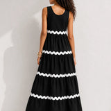 Robe trapèze femme élégante
