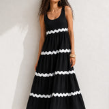 Robe trapèze femme élégante