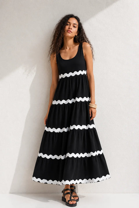 Robe trapèze femme élégante