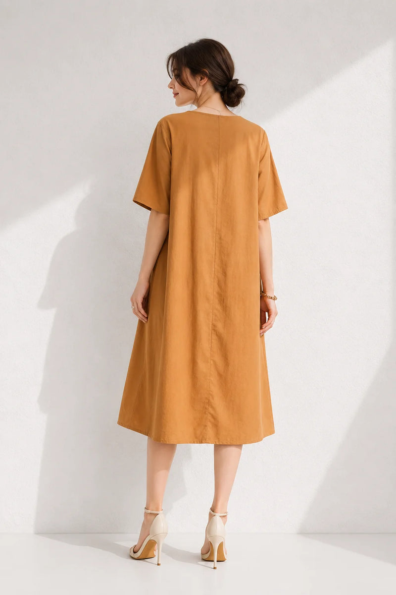 Robe trapèze grande taille