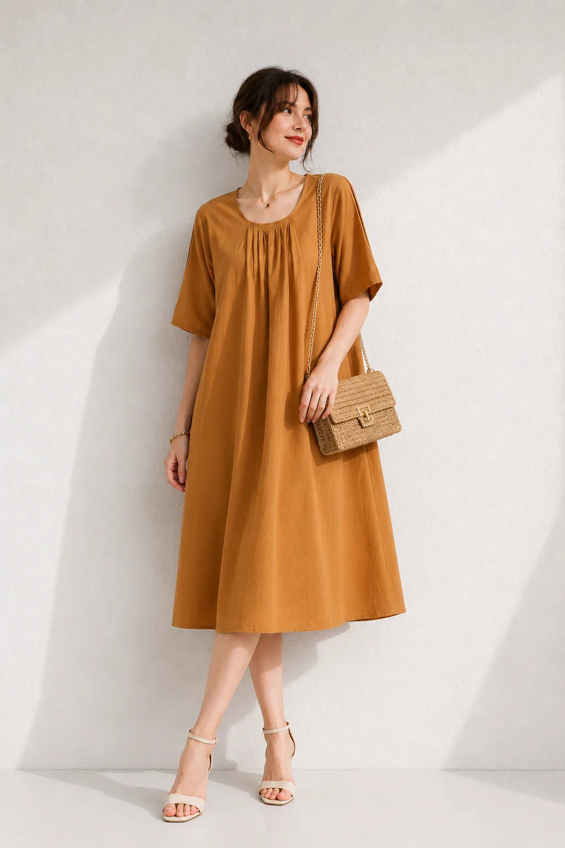 Robe trapèze grande taille