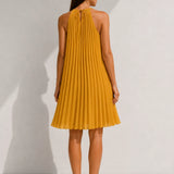 Robe trapèze jaune
