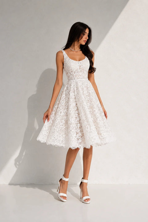 Robe trapèze mariage