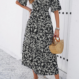Robe trapèze vintage noir
