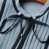 Robe trapèze plissée vintage